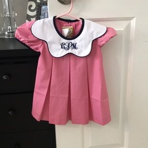 New (never worn ☹️) pink embroidered dress “CPM”